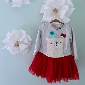 Gymboree “Polar Bear” Winter Dress 18-24M